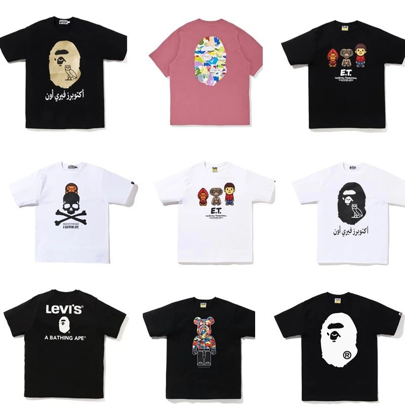 A Bathing Ape Black Short Sleeve T-Shirt