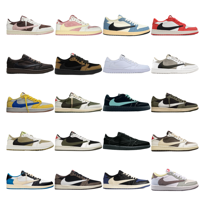 Nike Air Jordan 1 Low Sneakers in Various Colorways