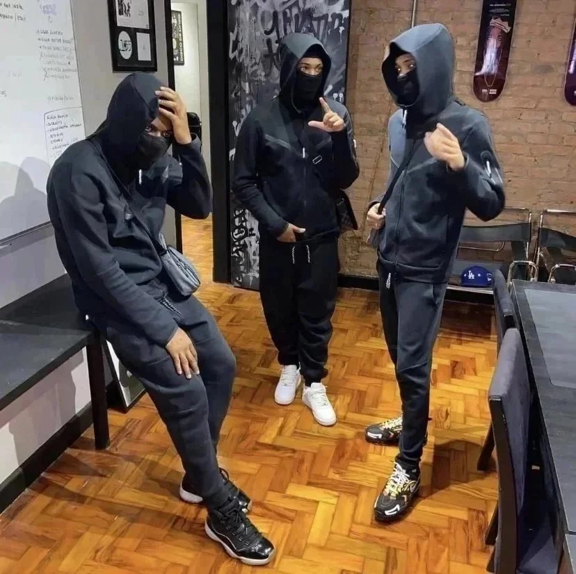 Black Hooded Tracksu