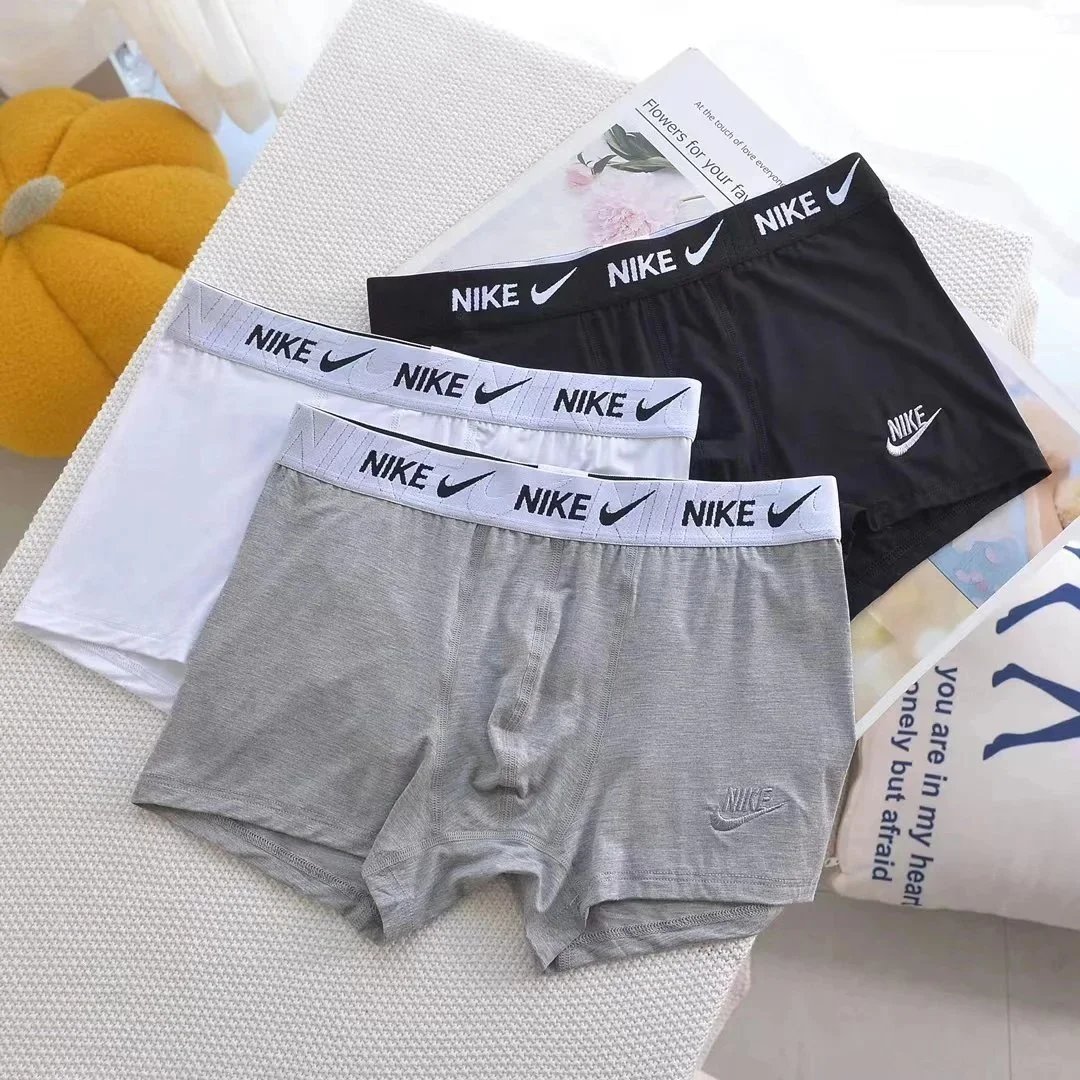 Nike Grey, White, and Black Boxer Shorts 3-Pack