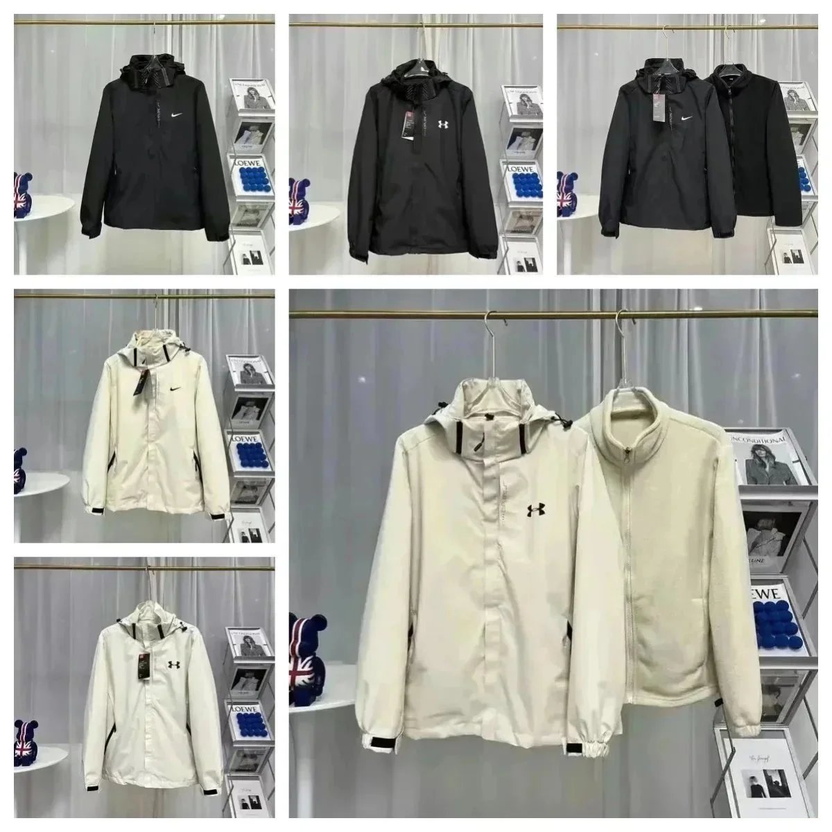 Under Armour Black Windbreaker Jacket