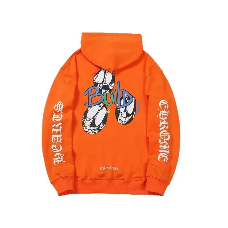 Orange Hooded Sweats