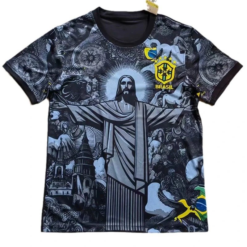 Brazil Black Graphic T-Shirt