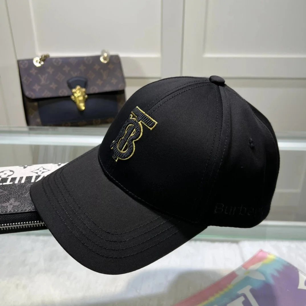 Burberry Black Logo Baseball Cap