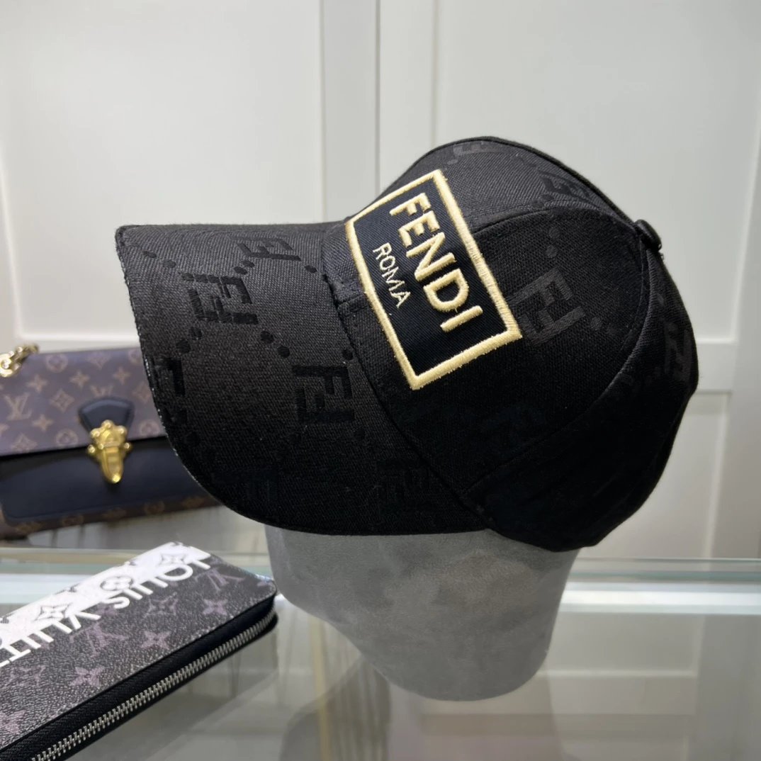 Fendi Black Baseball Cap
