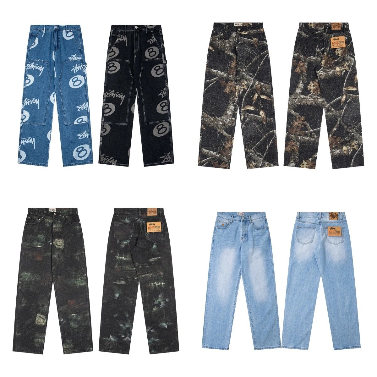 Stussy Blue Camo Bla