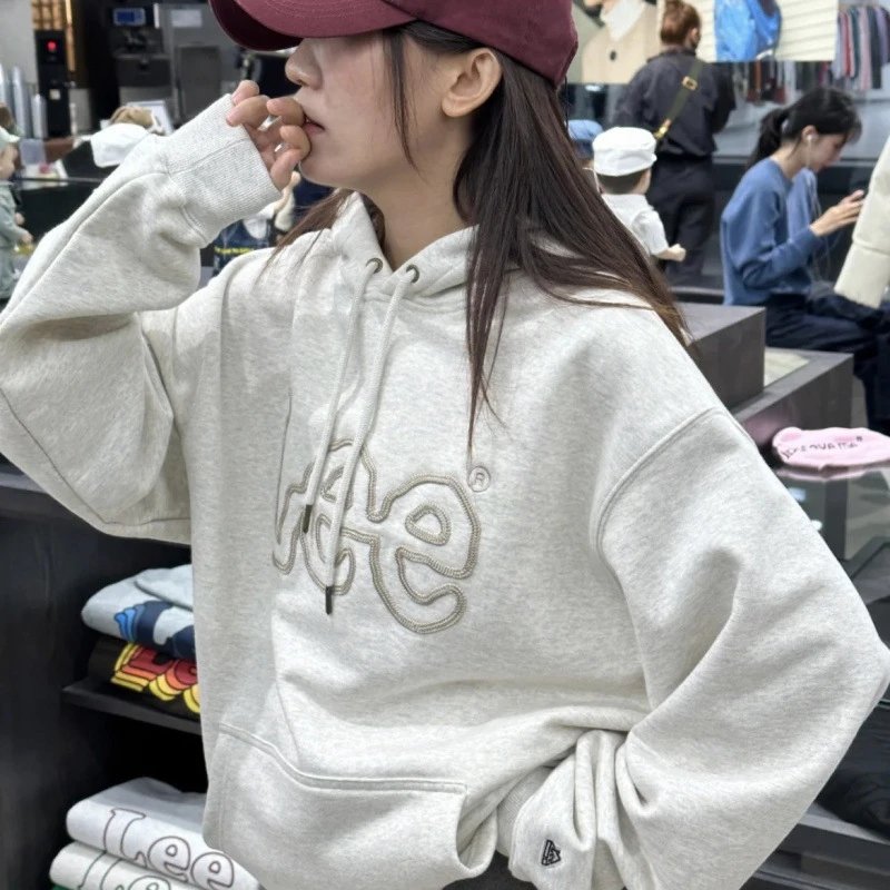 Lee Grey Hoodie Sweatshirt