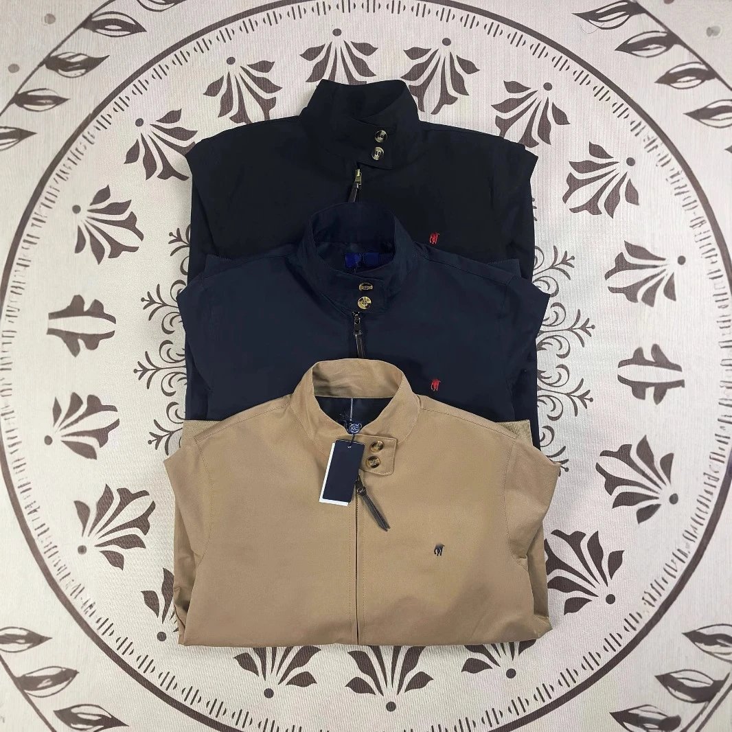 Ralph Lauren Black, Navy, and Khaki Stand Collar Jackets