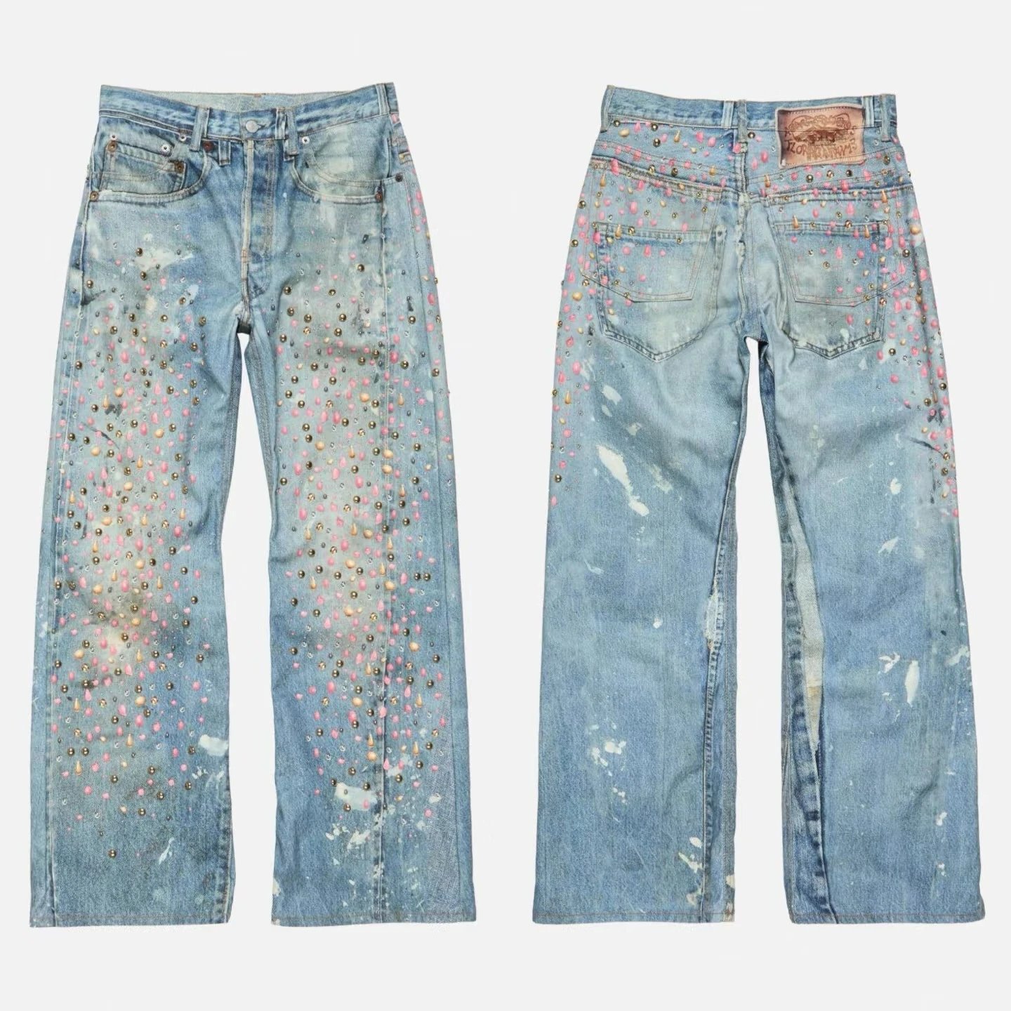 Romp Hammers Light Blue Wide Leg Jeans