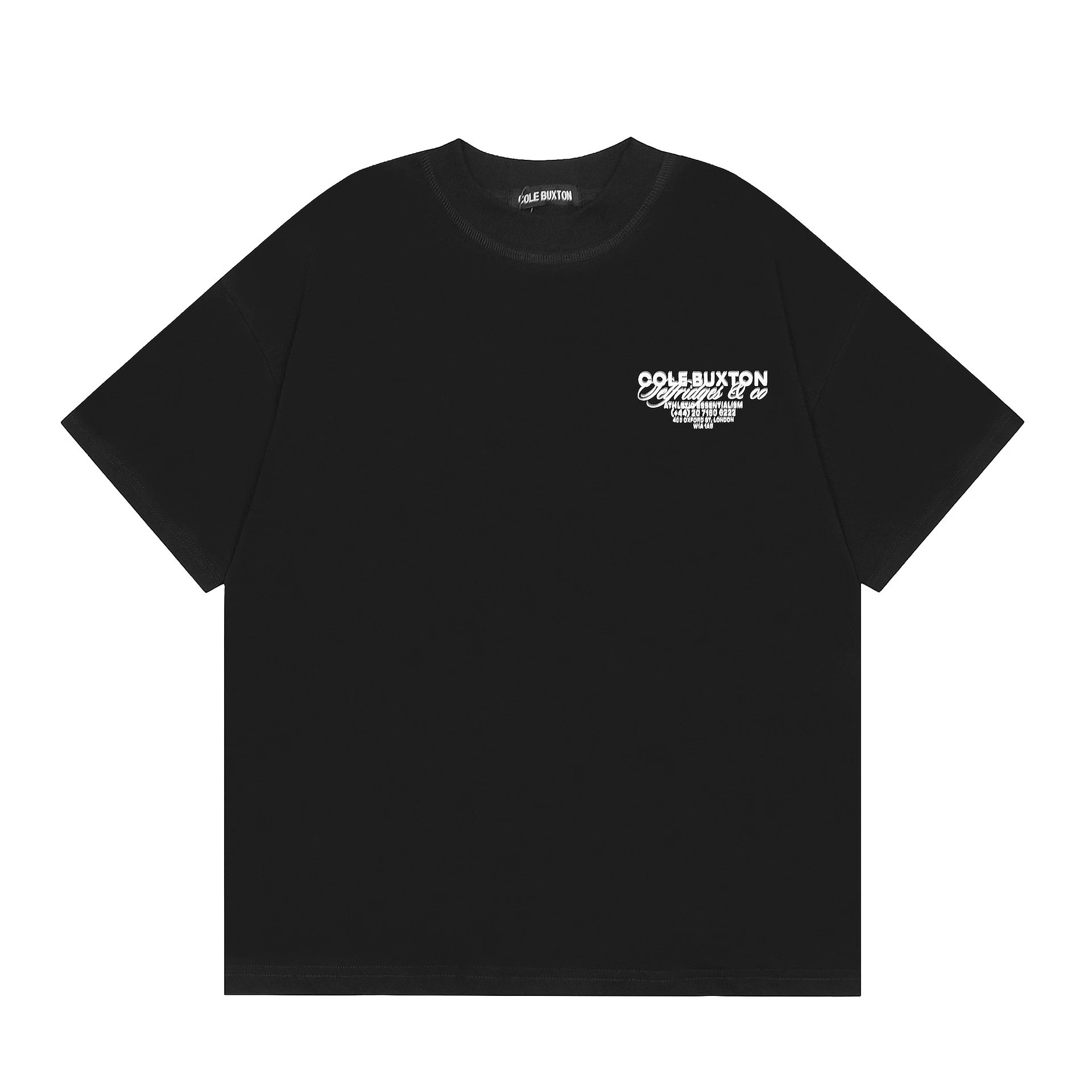 Cole Buxton Black Short Sleeve T-Shirt