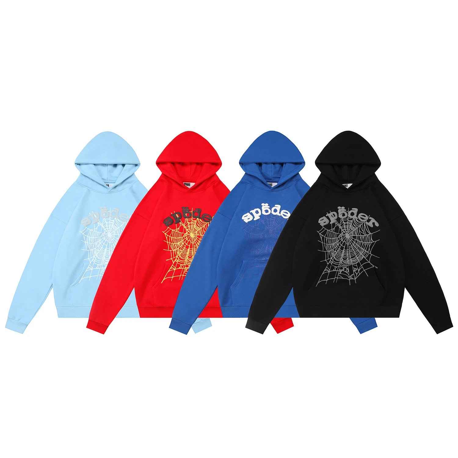 Spider Blue Hoodie Sweatshirt