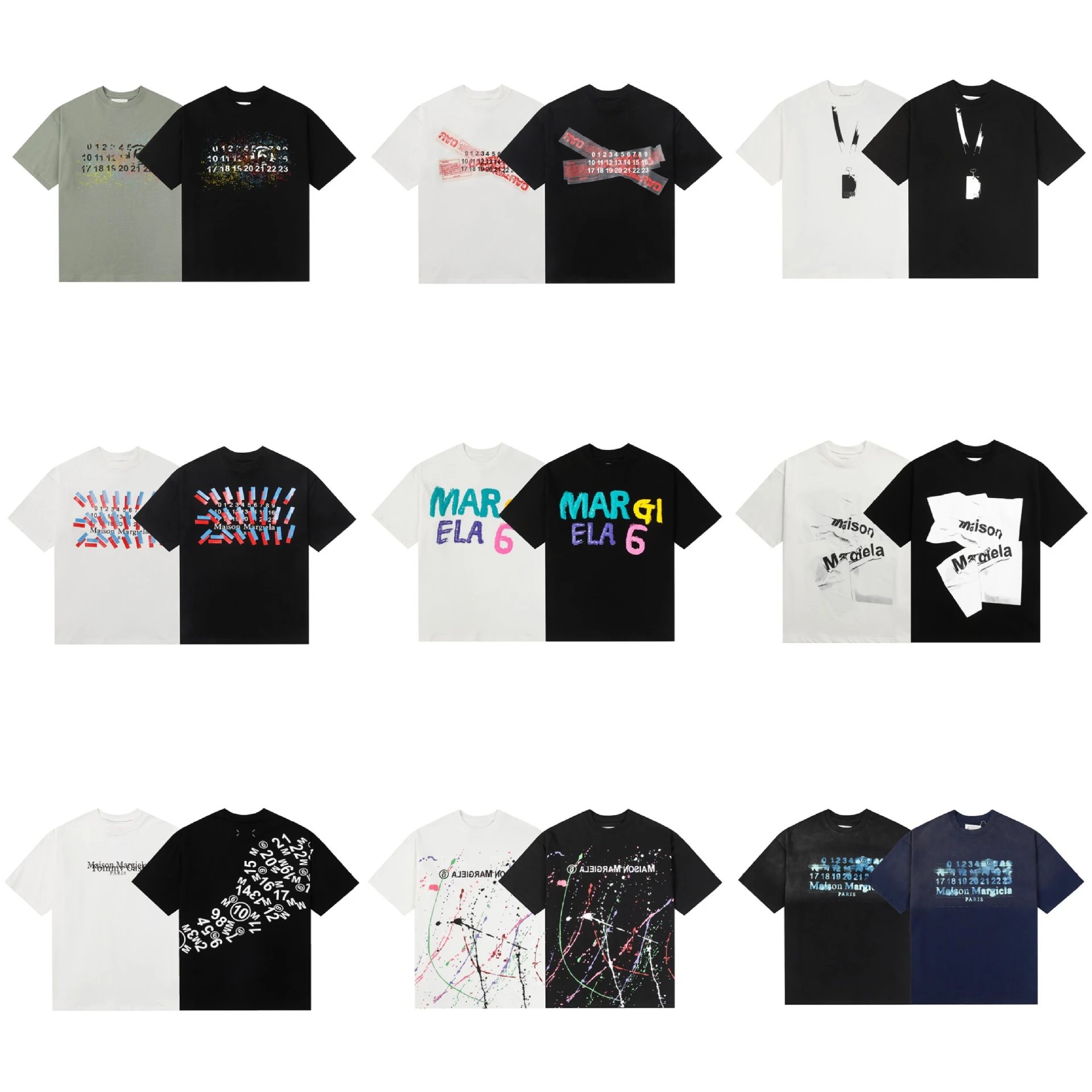 Maison Margiela Black Short Sleeve T-Shirt