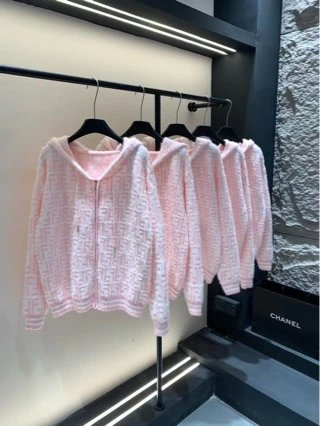 Chanel Pink Hooded Z