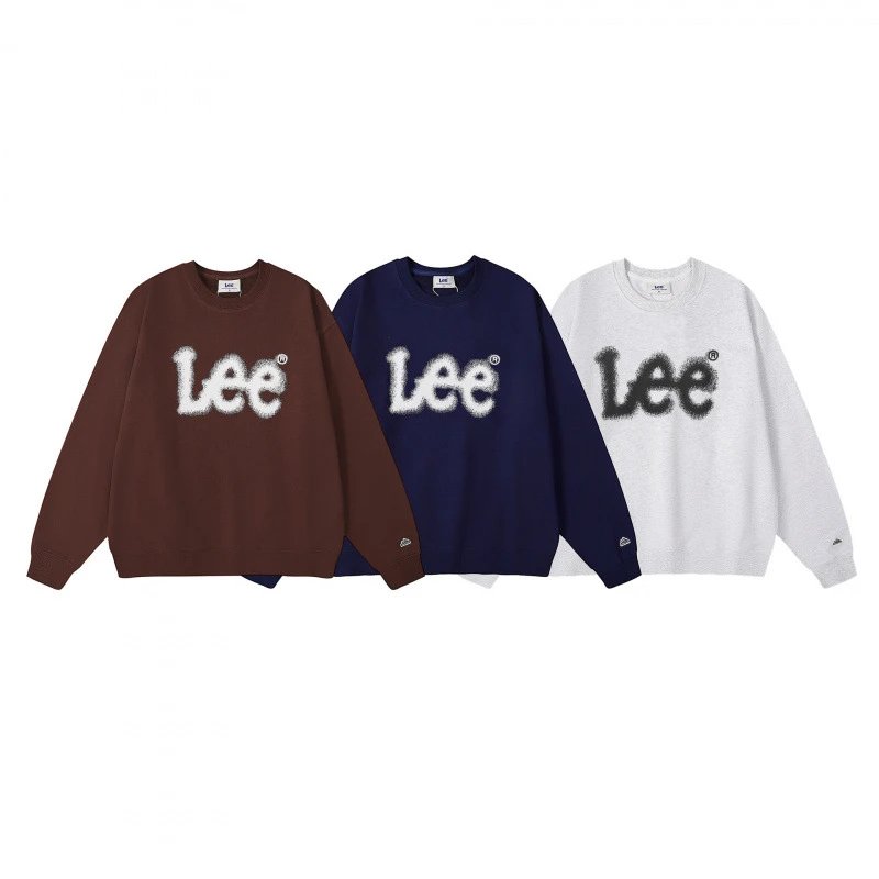 Lee Brown/Navy/White Logo Sweatshirt