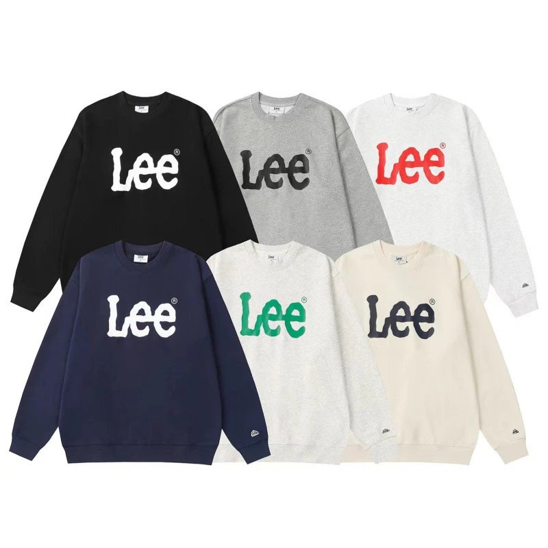 Lee Color Block Logo Crewneck Sweatshirt
