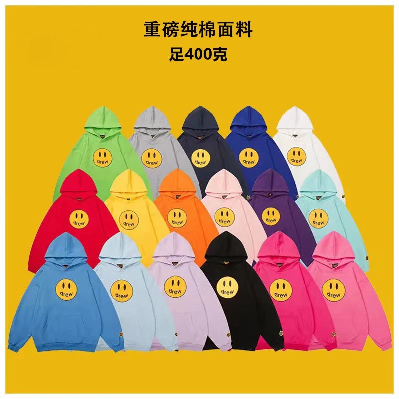 Drew Smiley Hoodie Sweatshirt in Multiple Colors