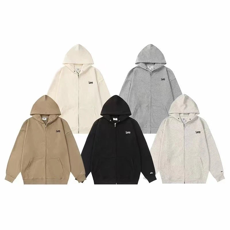 Lee Black Zip-Up Hoo
