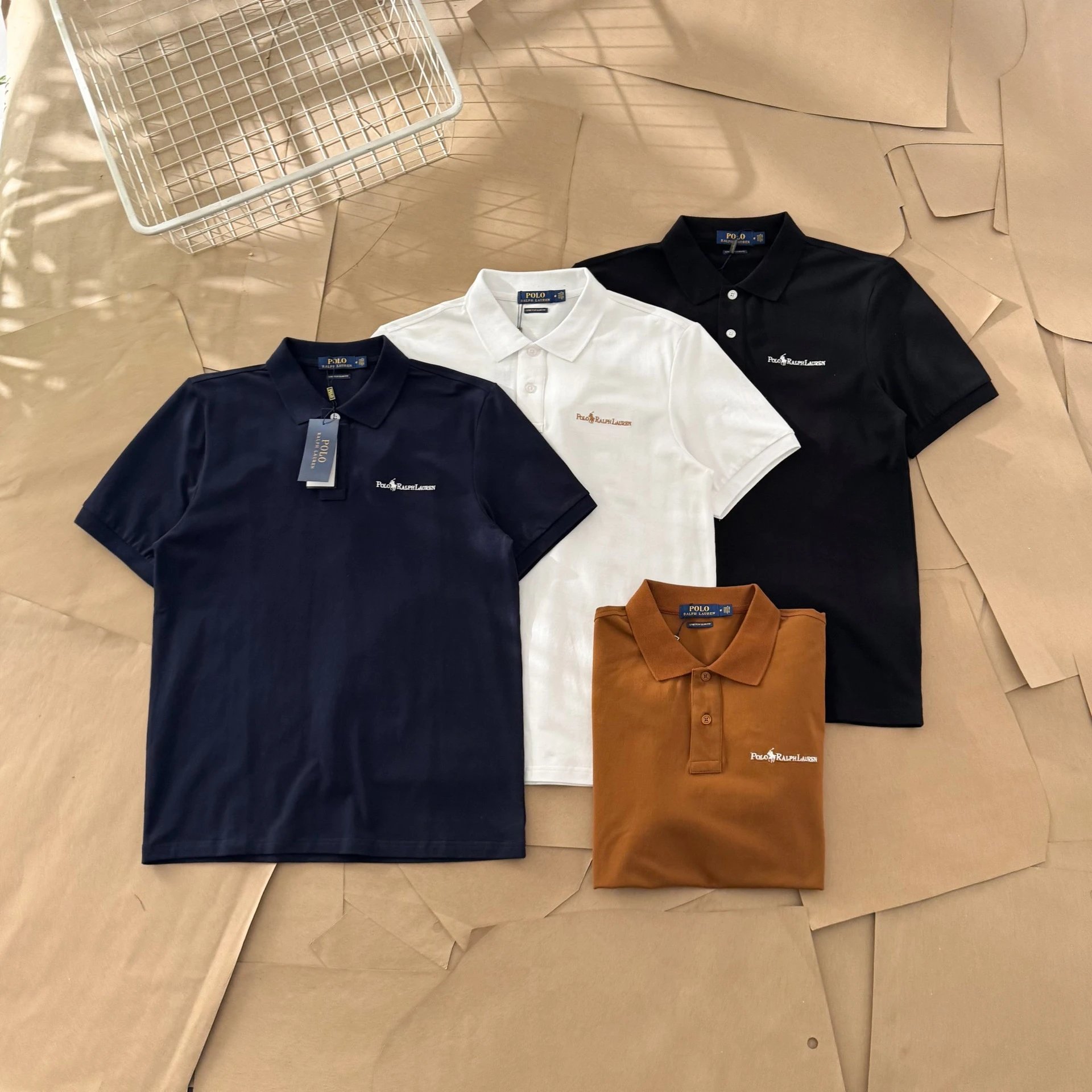 Ralph Lauren Navy White Black Brown Polo Shirts