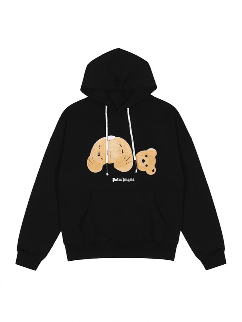 Palm Angels Black Bear Hoodie
