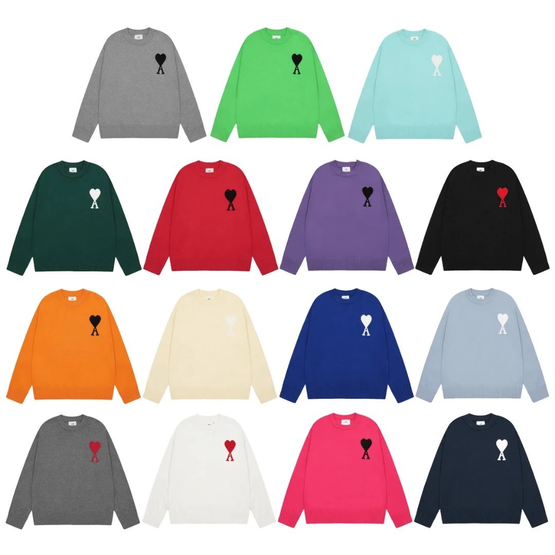 Ami de Coeur Colorblock Crewneck Sweater