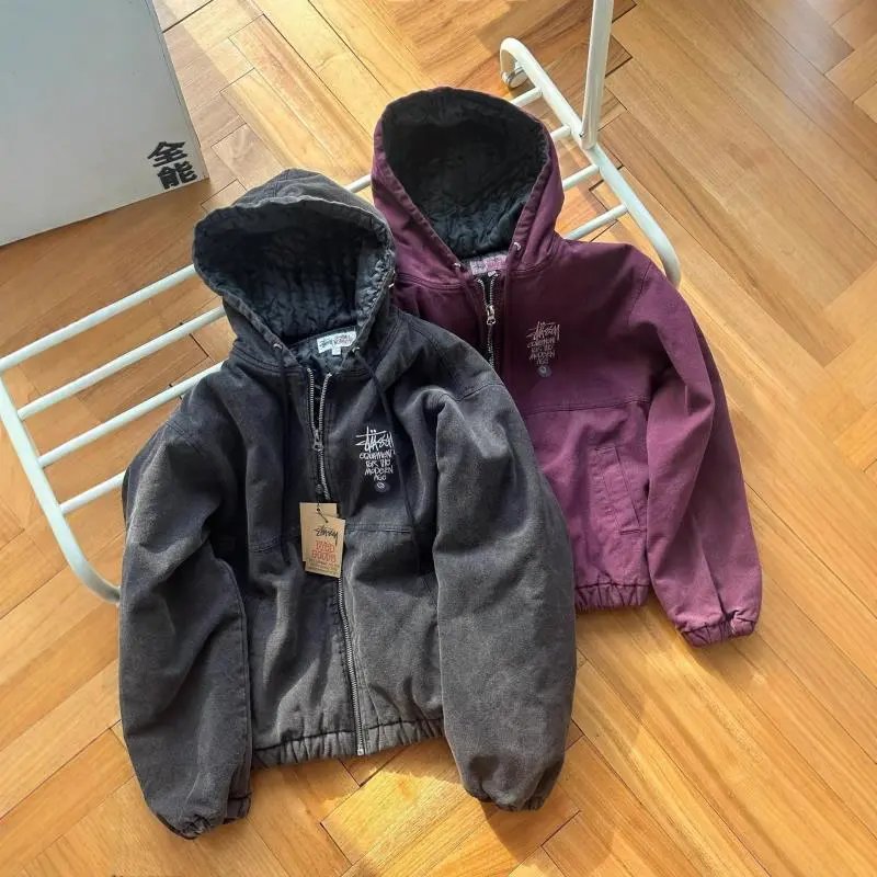 Stussy Grey Hooded J
