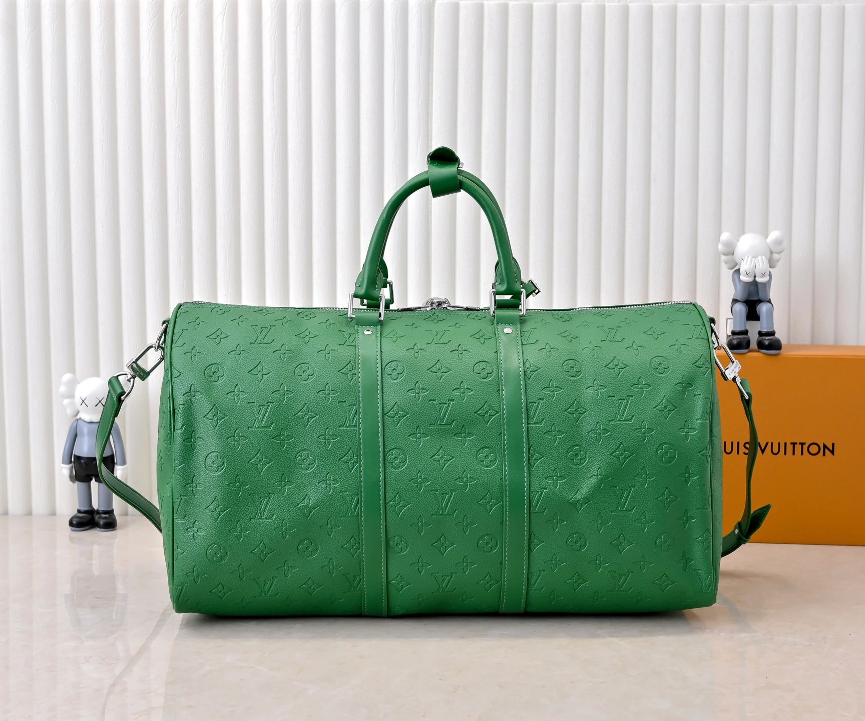 Louis Vuitton Green Monogram Duffle Bag