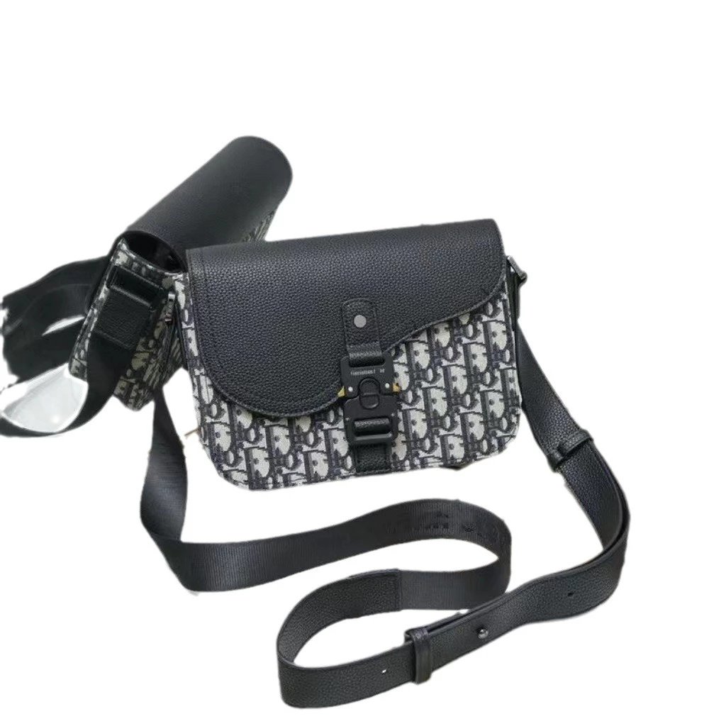 Dior Black Monogram Crossbody Bag