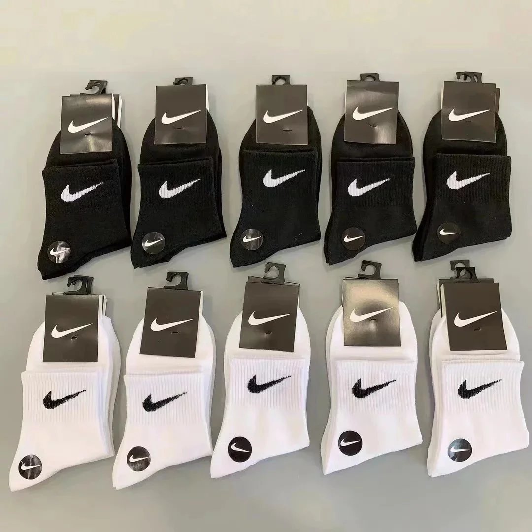 Nike Black and White Socks