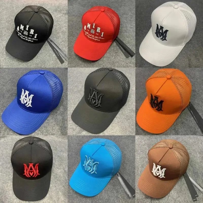 Amiri MM Logo Baseball Caps in Various Colors