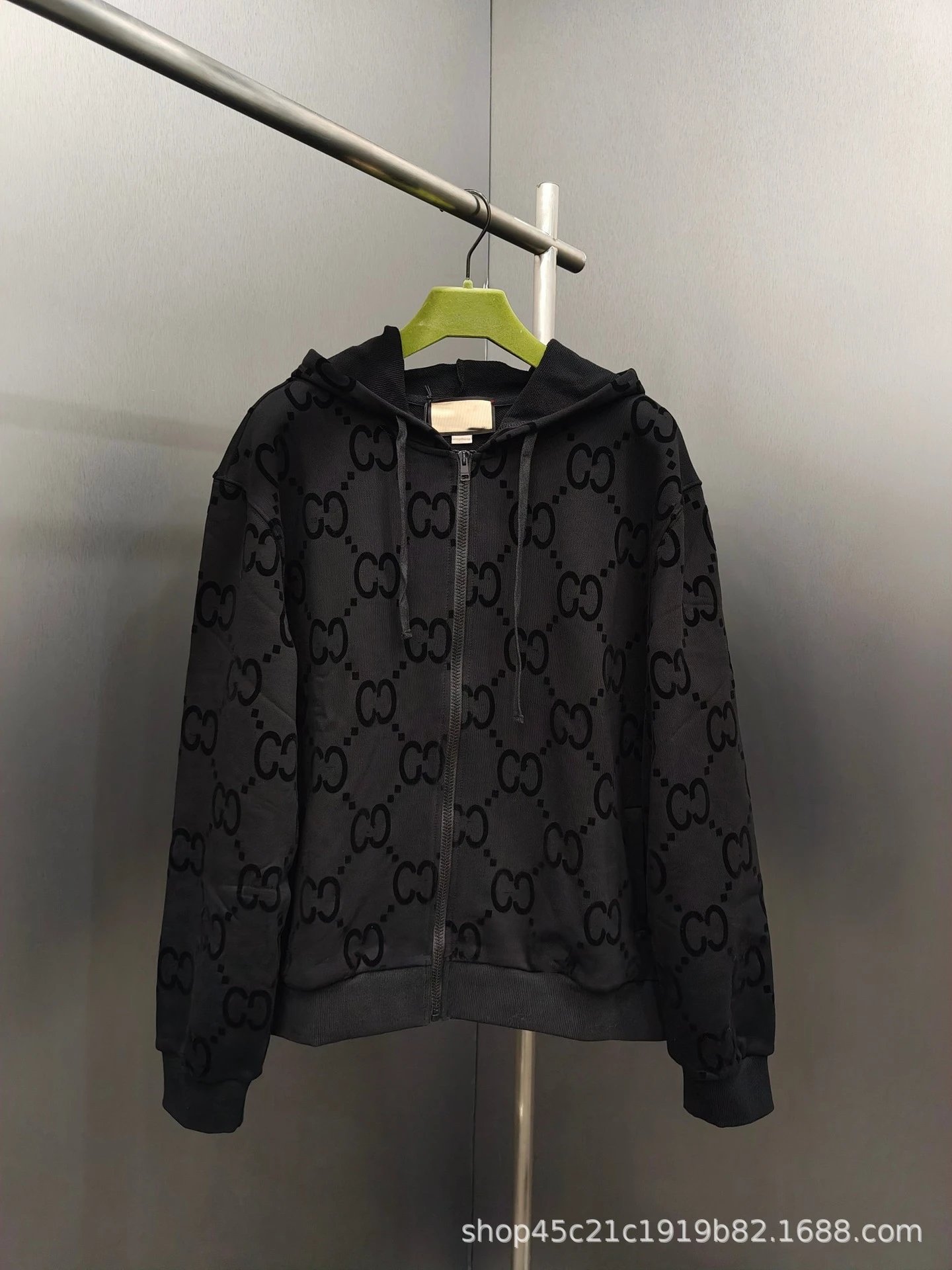Gucci Black Zip-Up H