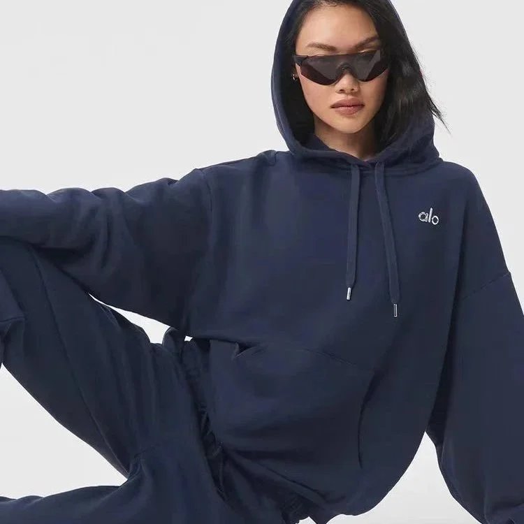 Alo Navy Oversized H