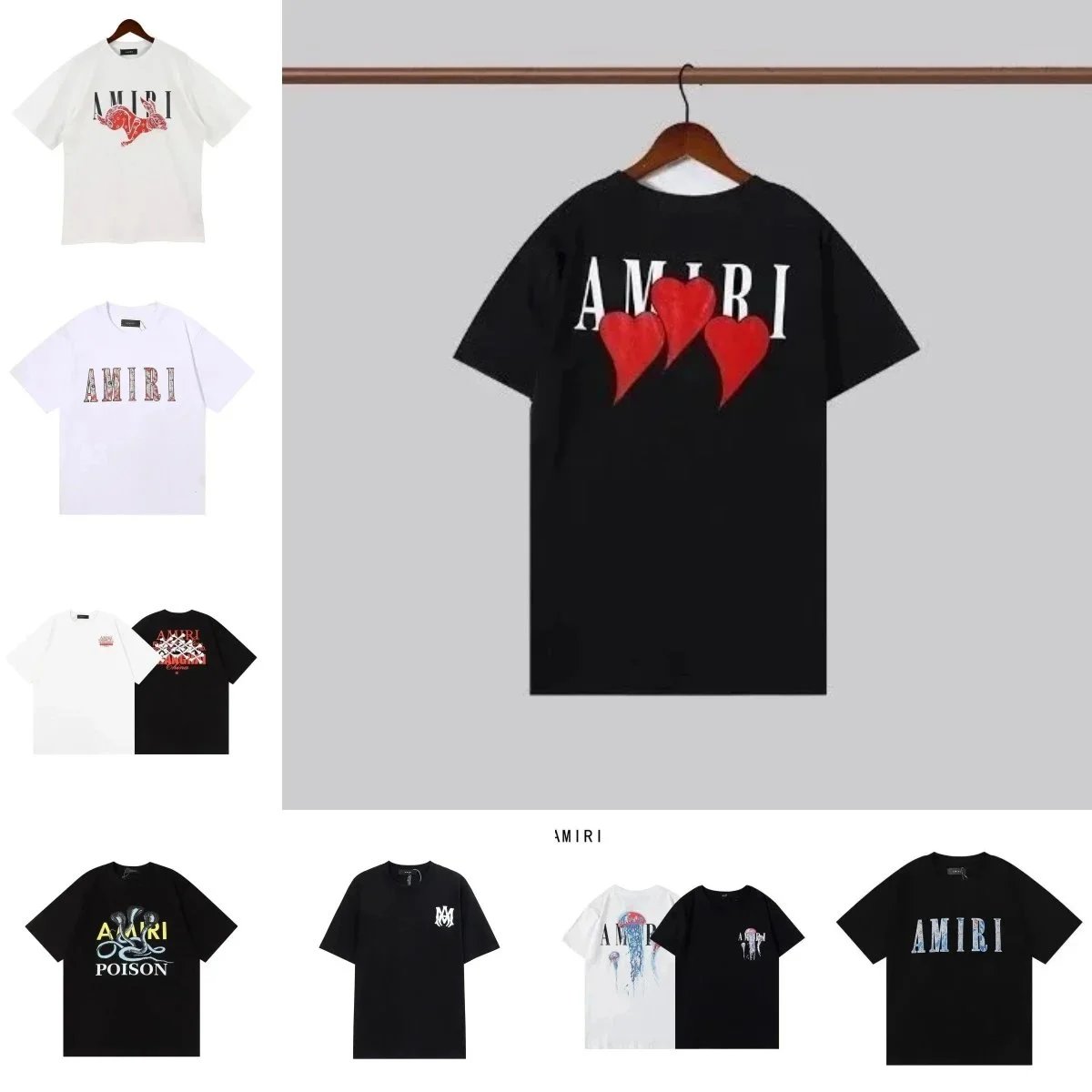 A1MIAIFashion casual T-shirts 56W2Cclothes.com