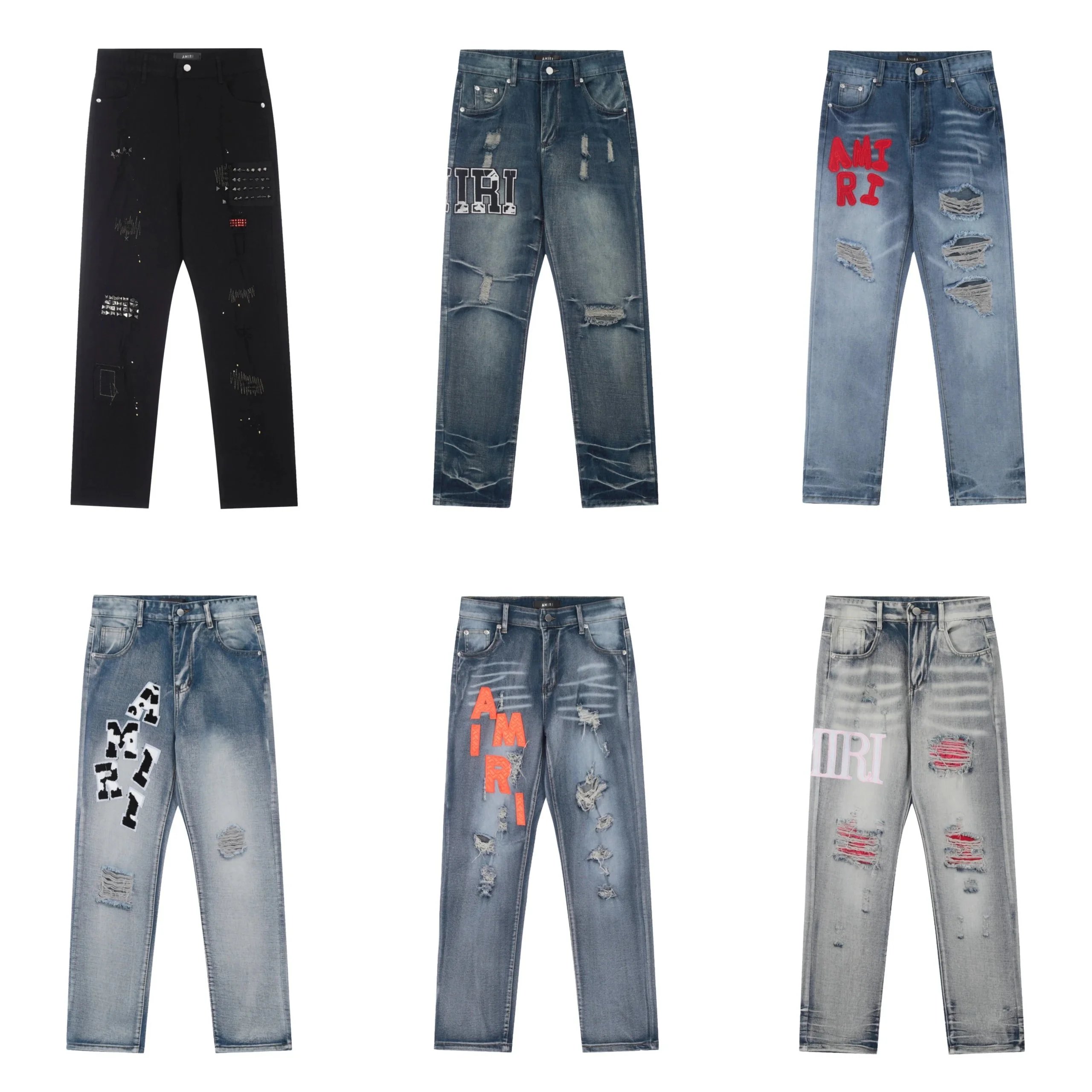 Amiri Distressed Denim Jeans