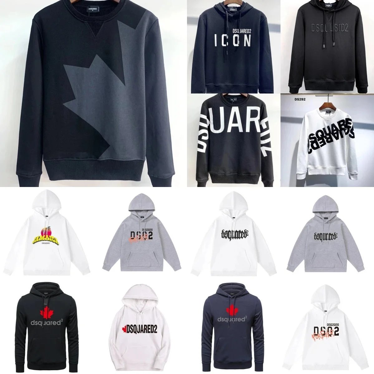 DSquared2 Black Hooded Sweatshirt