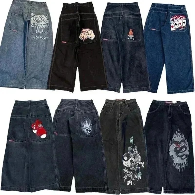 Designer Graphic Denim Jeans