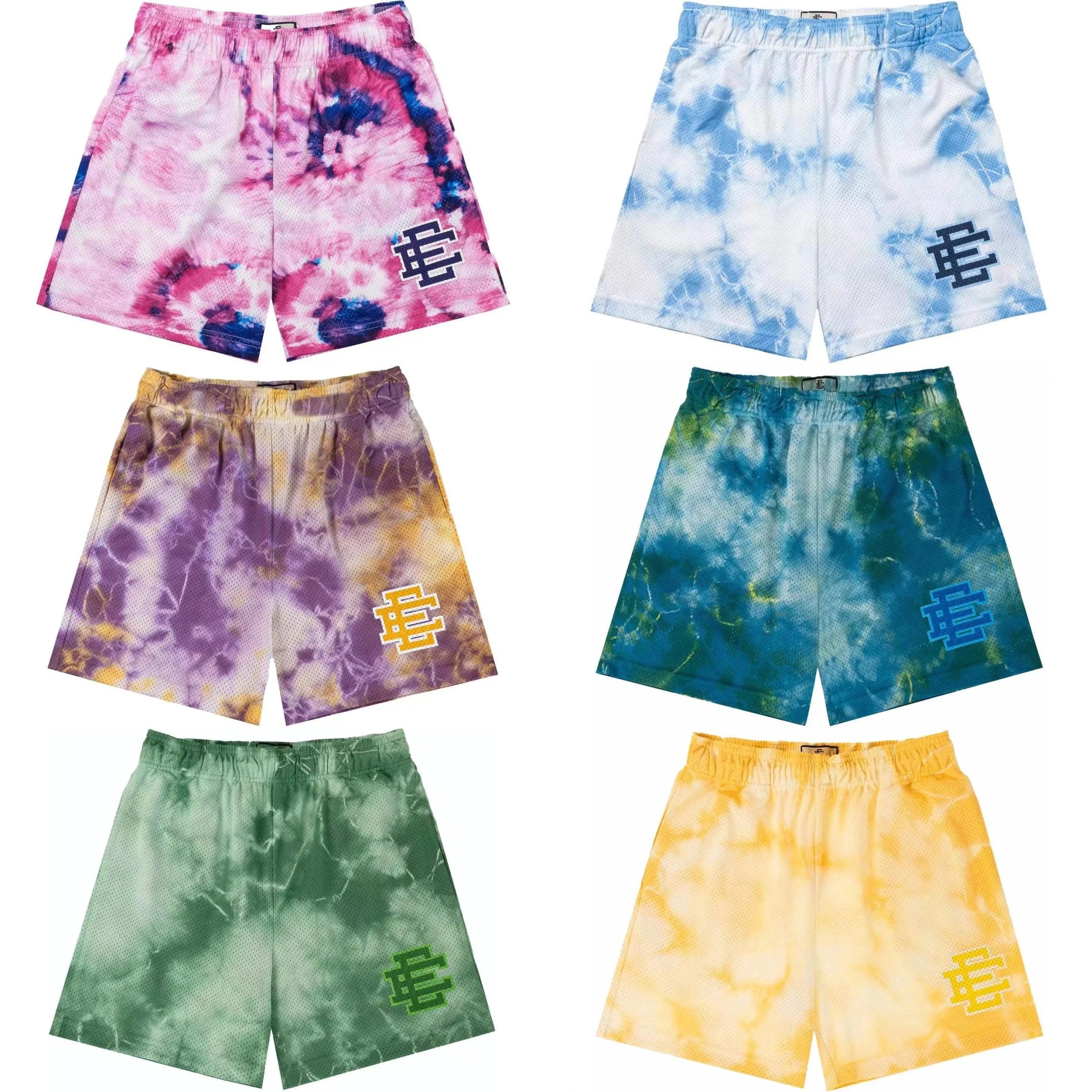 Ecko Unltd Tie-Dye Mesh Shorts