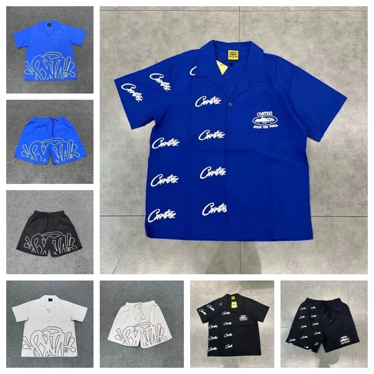 Cortez Blue Short Sleeve Shirt