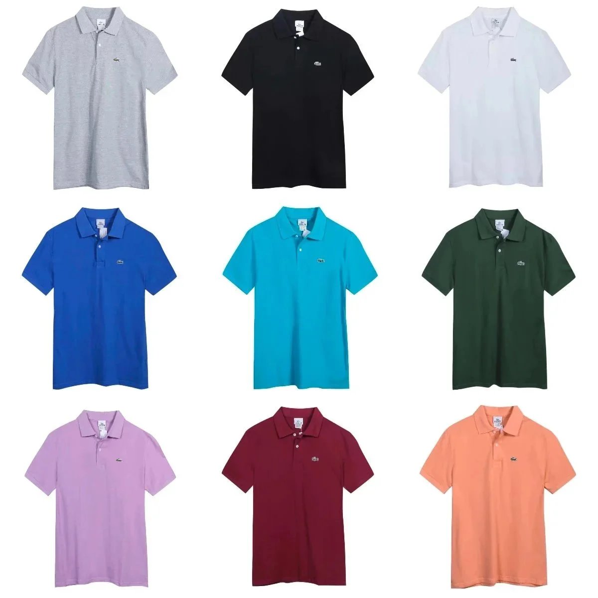 Lacoste Men's Polo Shirts in Various Colors