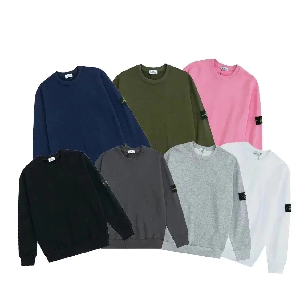 Stone Island Black Crewneck Sweatshirt
