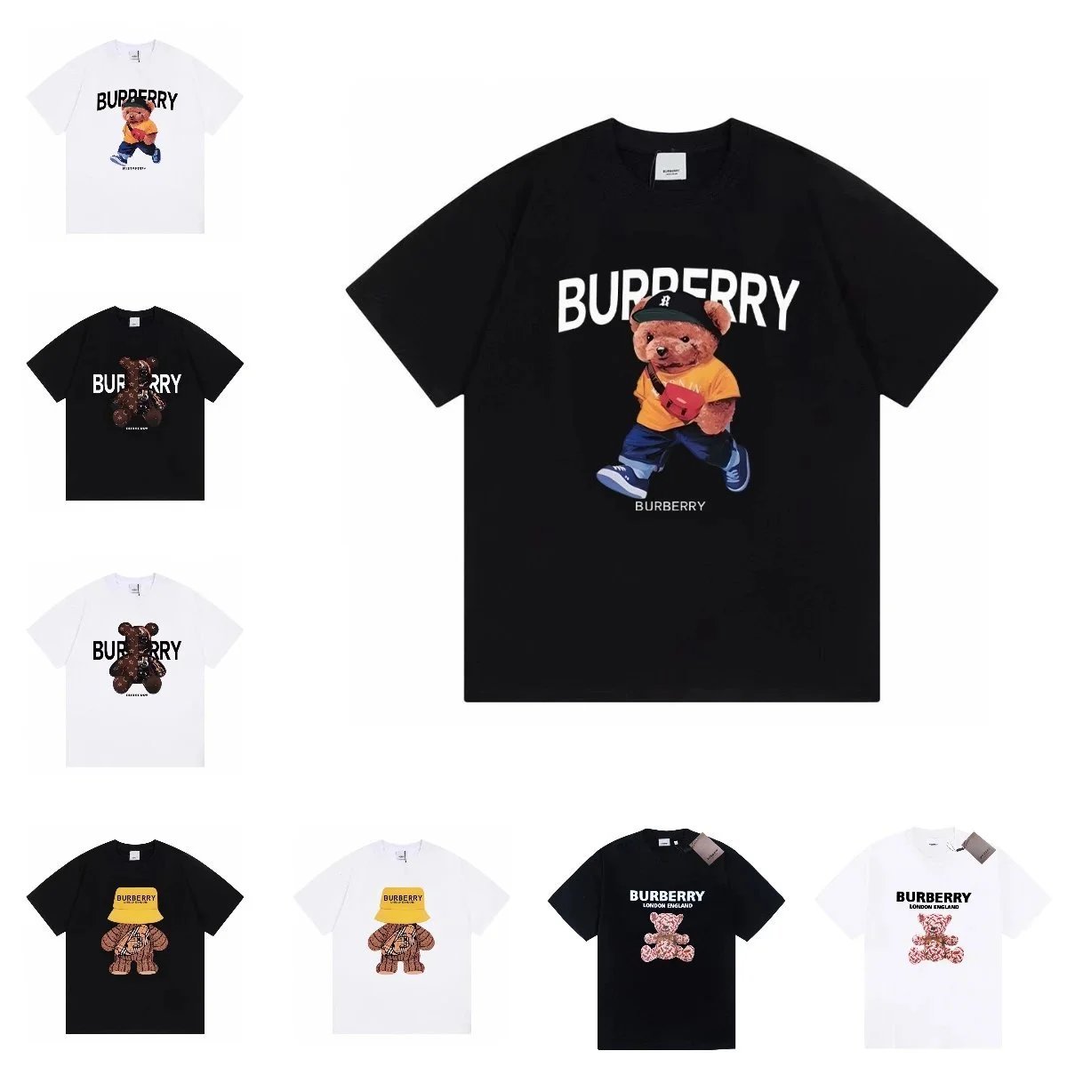 Burberry Black Short Sleeve T-Shirt