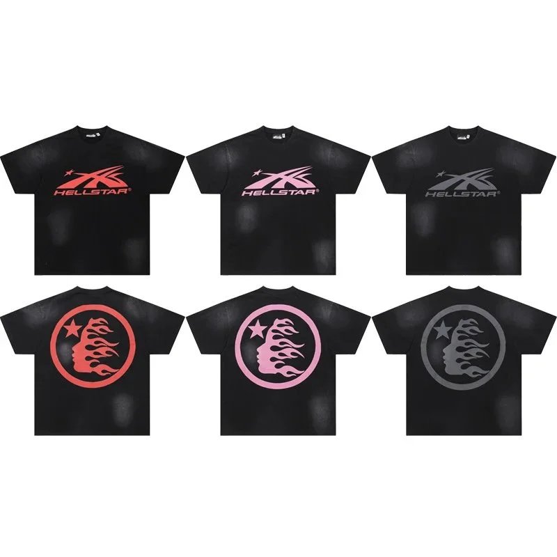 Hellstar Black Graphic T-Shirt