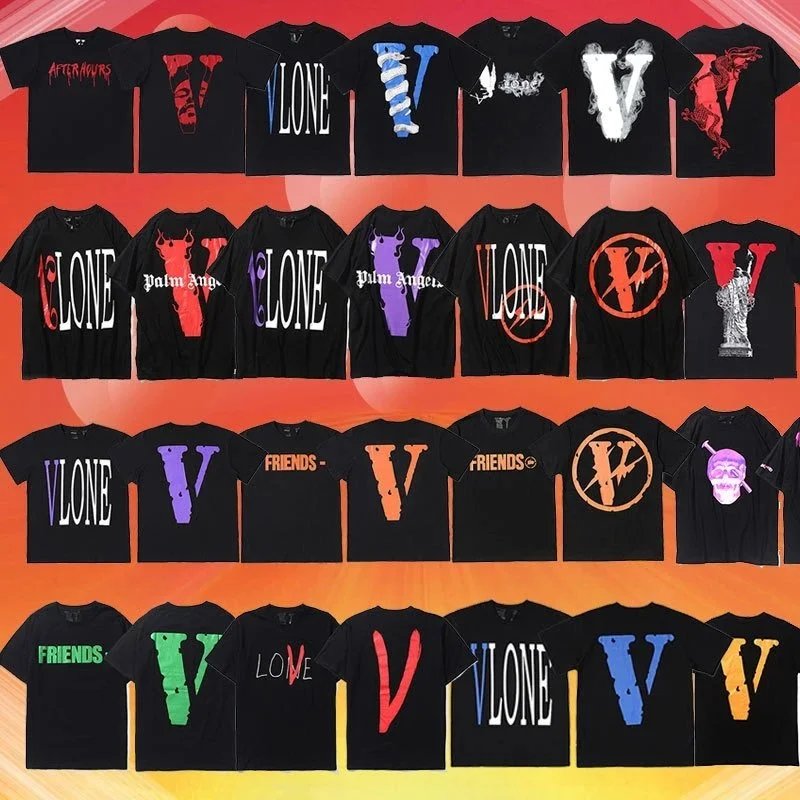 Vlone Black Short Sleeve T-Shirt