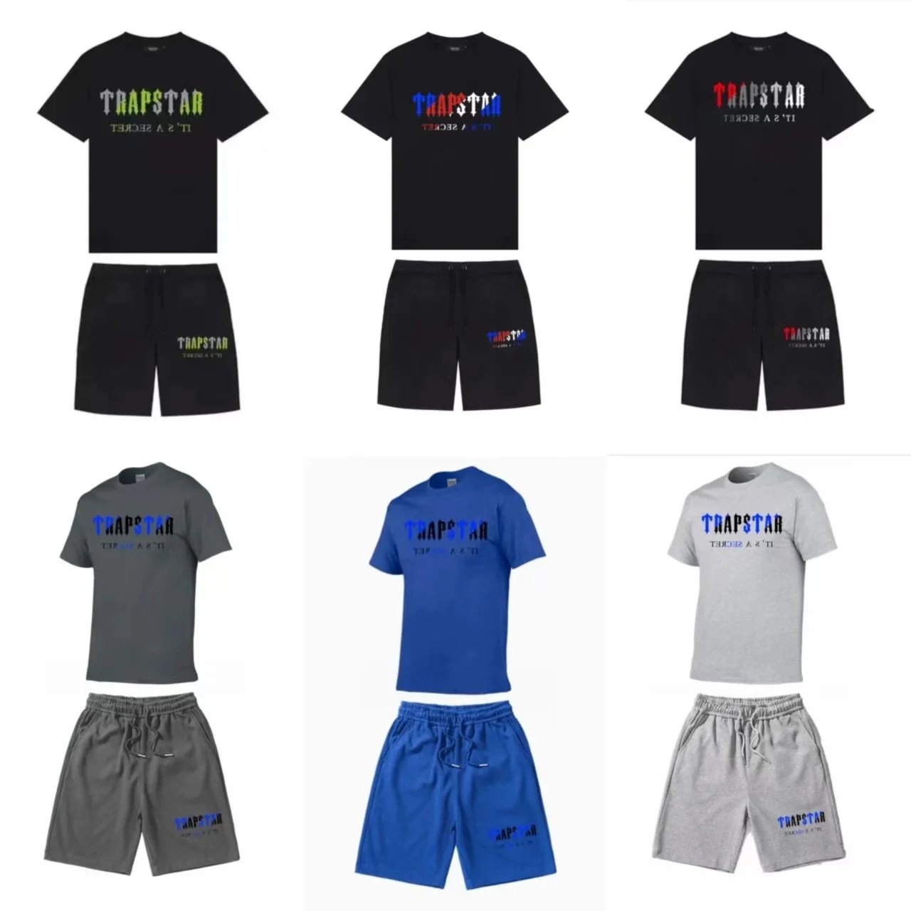 Trapstar Black T-Shirt and Shorts Set