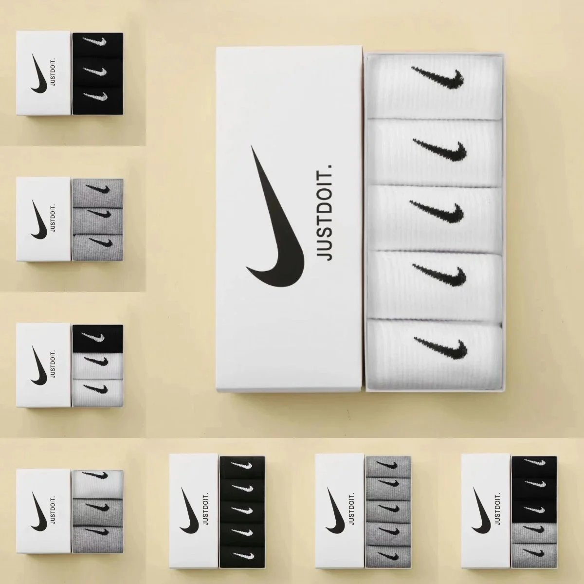 Nike White Socks Pack