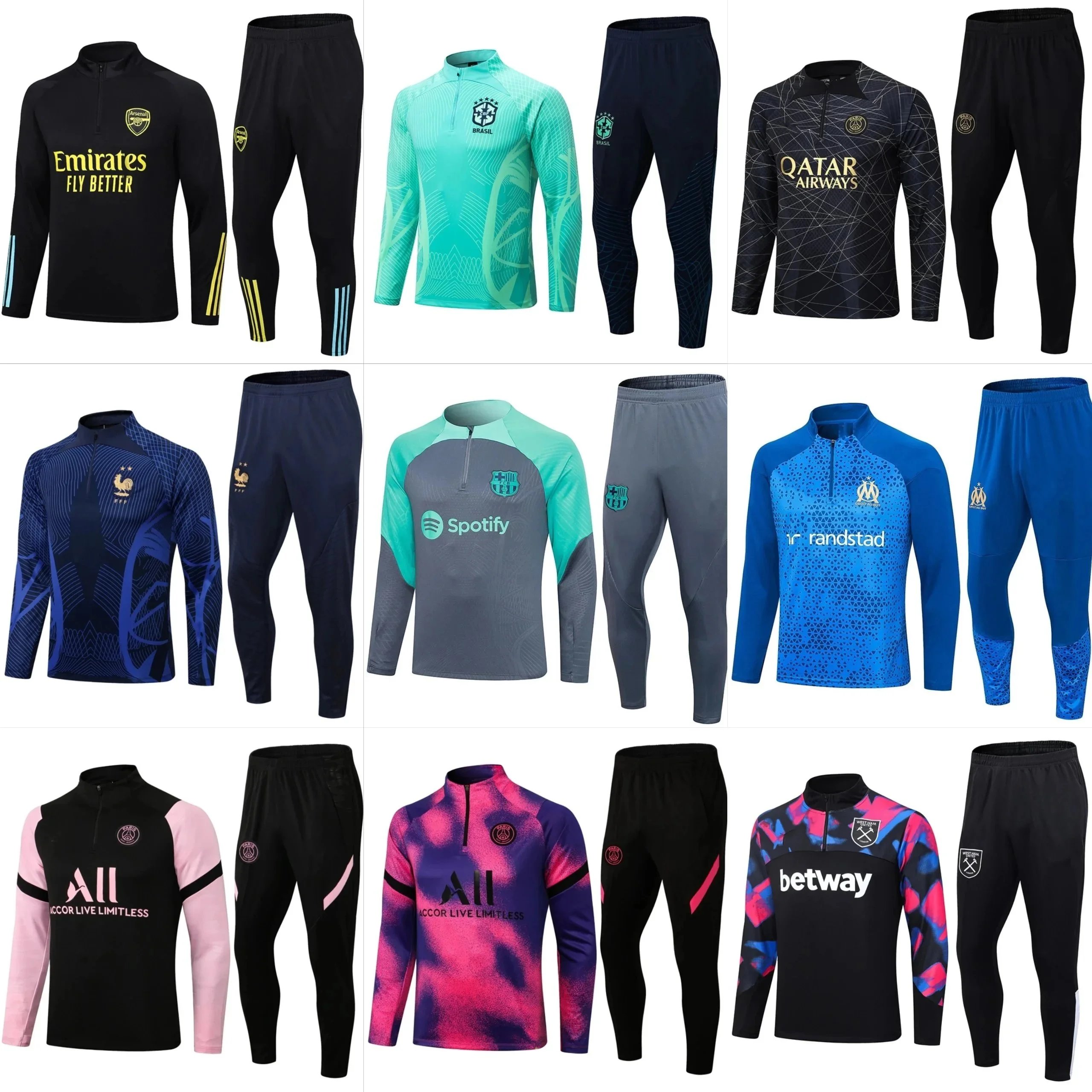Soccer Training Suit Set