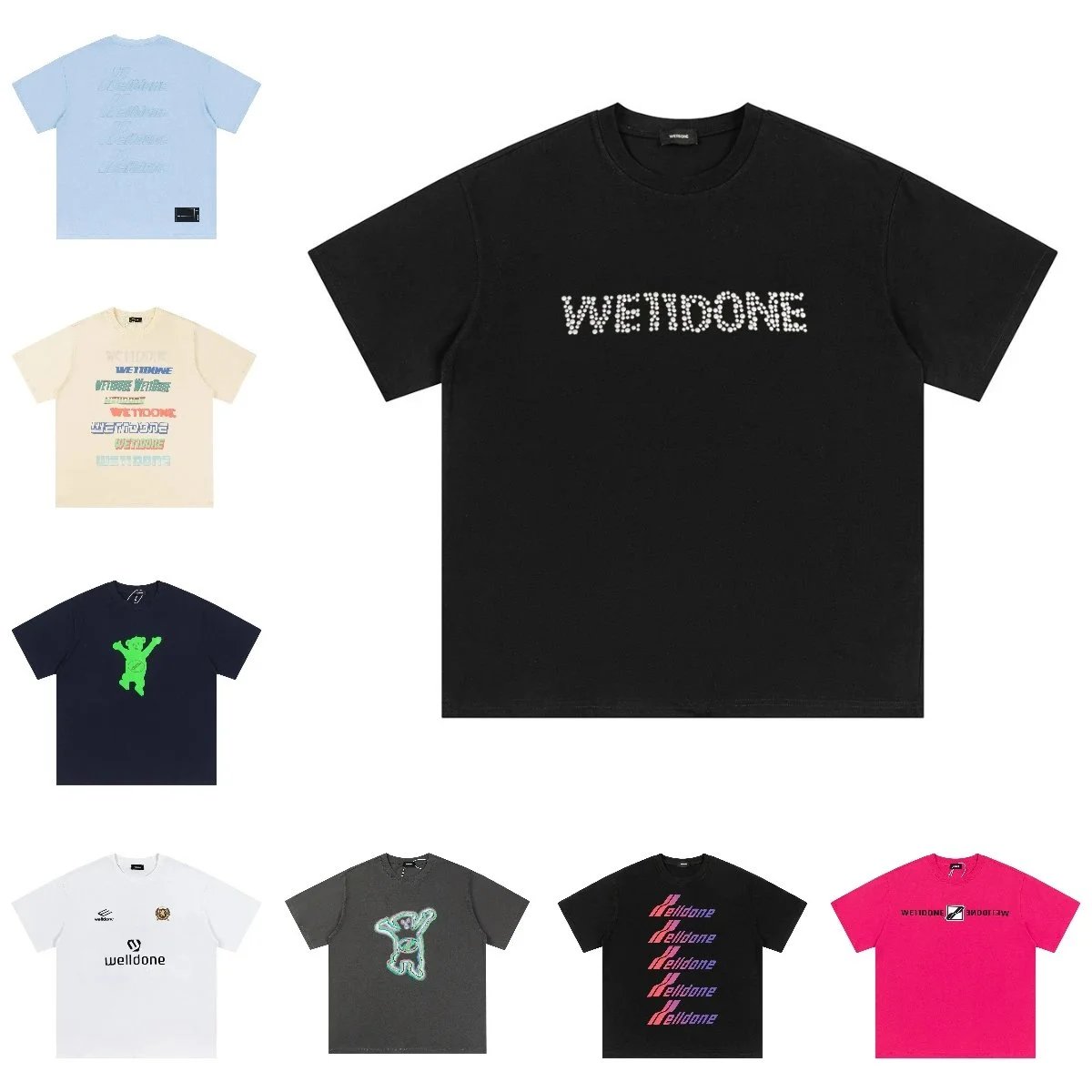 Wetone Black Short Sleeve T-Shirt