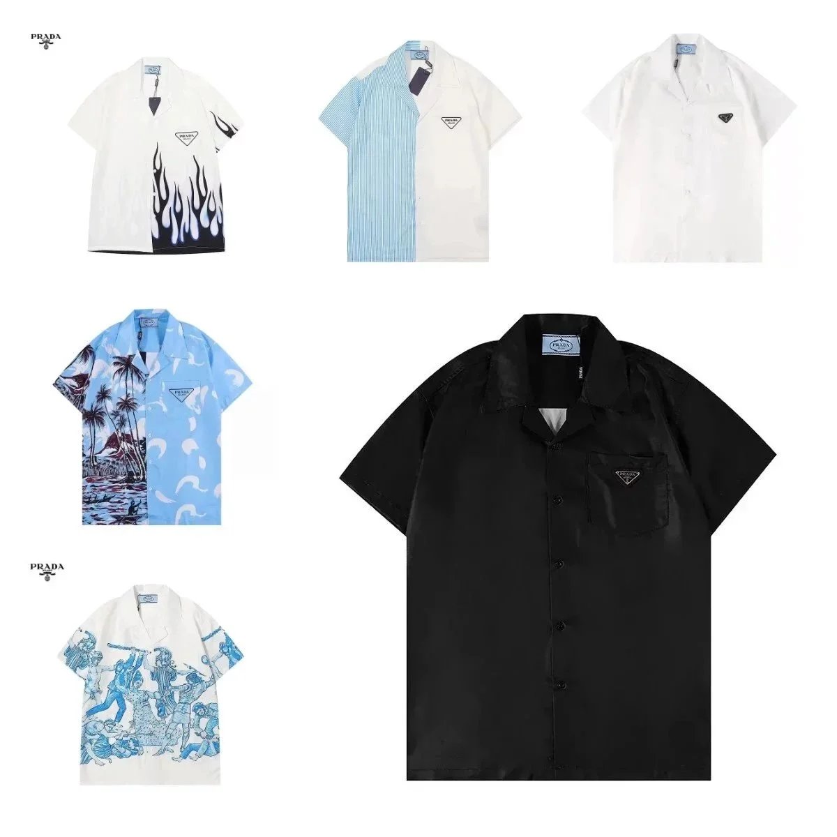 Prada Black Short Sleeve Shirt