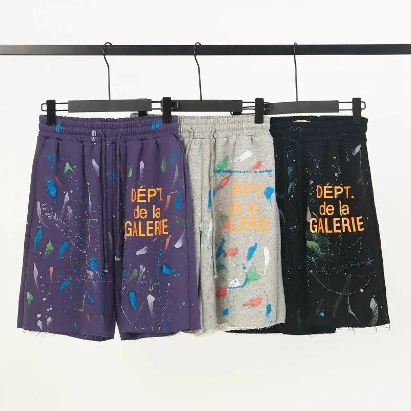 Dept. de la Galerie Paint Splatter Shorts