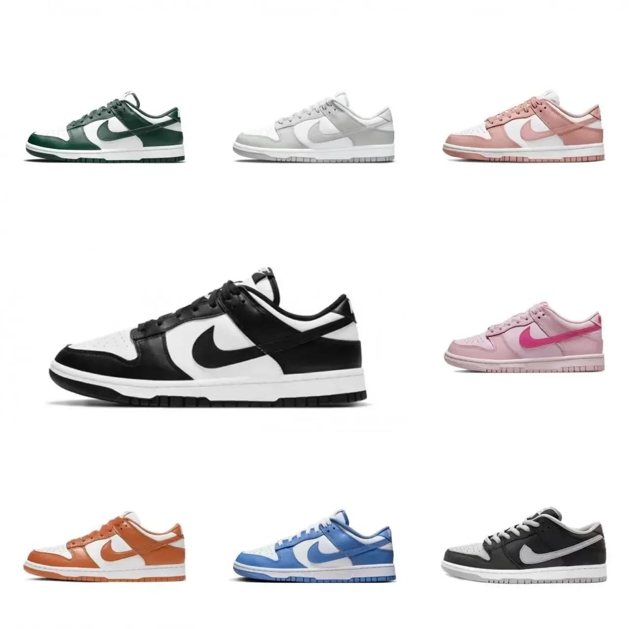 Nike Dunk Low Sneakers in Various Colors