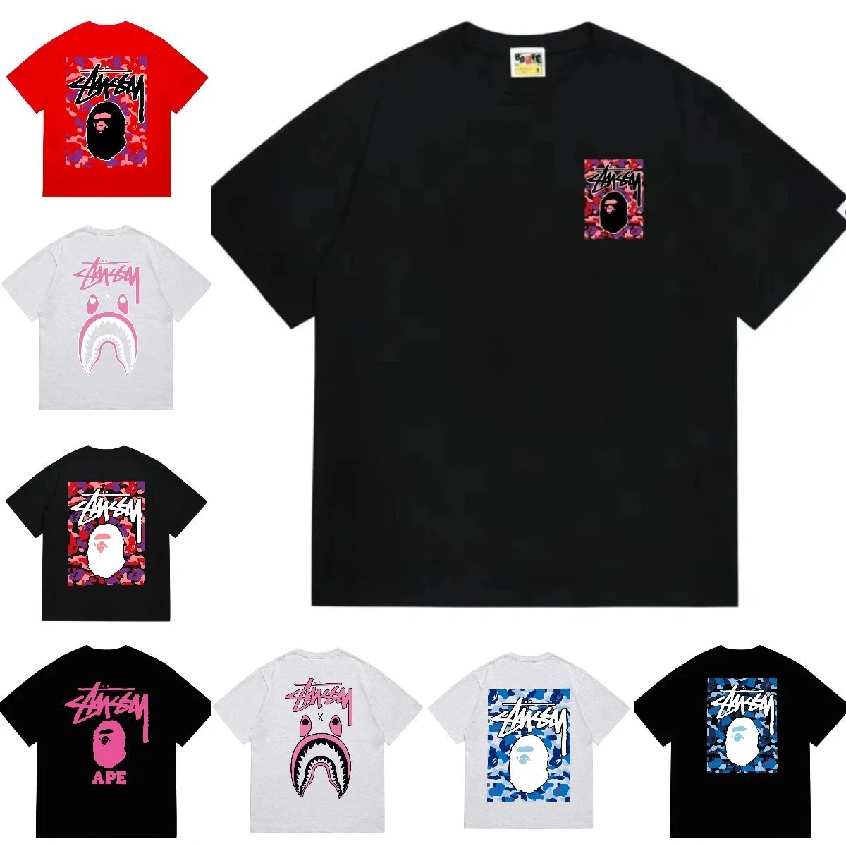 BA1PEFashion casual T-shirts 94W2Cclothes.com